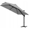 Umbrelă de grădină "MINI ROMA" 2,5 x 2,5 M GRI cu husă *5378