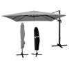 Umbrelă de grădină "MINI ROMA" 2,5 x 2,5 M GRI cu husă *5378
