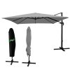 Umbrelă de grădină "MINI ROMA" 2,5 x 2,5 M GRI cu husă *5378