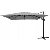 Umbrelă de grădină "ROMA" 3 x 3 M GRI cu husă *5392