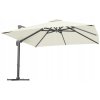 Umbrelă de grădină "ROMA" 3 x 4 m bej cu husă *9642