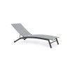 LOUNGER DE GRĂDINĂ 195x63x90cm GRI *0860