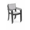 Scaun de grădină gri 54x55x86cm *0877