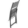 SET DE MOBILIER PENTRU BALCON - MASĂ PE JUMĂTATE + 2 TABURETE FOLDABLE - GRI *7149