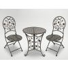 Set de mobilier de grădină din metal "MADISON" cu masă + 2 scaune *8251