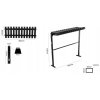 BANCĂ PLIANTĂ LUNGIME 86 CM CU PICIOR - NEAGRĂ *8305