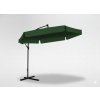 Umbrelă de grădină 3 m verde "BANANA" cu husa LED *1510