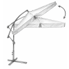 Umbrela gradina cu LED, 3 m CH-GAO1510