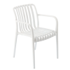 Scaun de grădină 45.5 x 57 x 45 / 81 CM Alb *8656