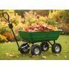 Cărucior de grădină verde cu două funcții *0061
