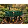 Cărucior de grădină cu două funcții verde *6841