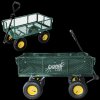 Cărucior de grădină cu două funcții verde *6841