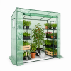 Seră pentru roșii verde 200 x 77 x 168/146 cm *5507