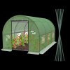 Tunel de seră din folie, 3 segmente, verde, 3 x 2 x 2 m *5552