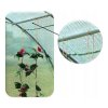 Tunel de grădină din folie, 5 segmente, verde, 8 x 3 x 2 m *5620