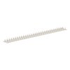 Spine din plastic pentru protecție împotriva păsărilor 4,5x50cm albe