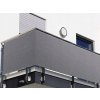 Rețea de protecție pentru gard antracit 1,5 x 10 m 135g/m² 90% *5689
