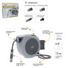 Rola Automată pentru Hose de Grădină cu Hârtie - 15 M *9739