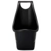 Cărucior de grădină multifuncțional cu roți 50L negru *5440