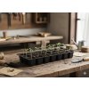 Set de 5 tăvi de cultivare din plastic cu 27 de celule *4373