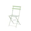 SET DE MOBILIER DE GRĂDINĂ VERDE (MASĂ ROTUNDĂ + 2 SCĂUNELE) *5134