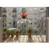 SET DE MOBILIER DE GRĂDINĂ VERDE (MASĂ ROTUNDĂ + 2 SCĂUNELE) *5134