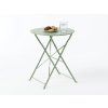 SET DE MOBILIER DE GRĂDINĂ VERDE (MASĂ ROTUNDĂ + 2 SCĂUNELE) *5134