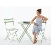 SET DE MOBILIER DE GRĂDINĂ VERDE (MASĂ ROTUNDĂ + 2 SCĂUNELE) *5134
