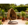 Scaun Suspendat Aztec - Perne Naturale, Culoare Maro, Rame Maro *0077