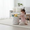 Coș de rufe/jucării 30 x 35 cm rotund cu puncte mari M *4939