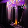 Cortină de Crăciun stele CL4018 92 LED
