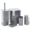 Set de baie pătrat 5 piese gri marmorat *5140
