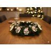 CULOARE DIN LEMN CU LED - MOȘ CRĂCIUN 10L CU BATERII *4086