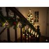CULOARE DIN LEMN CU LED - MOȘ CRĂCIUN 10L CU BATERII *4086