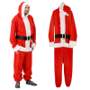 Costum de Moș Nicolae 1 piesă mărimea L *6811