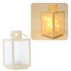 LAMPĂ DE CRĂCIUN 11 x 11 x 20,5 CM CU LED ȘI EFECT 3D, ALB *2546