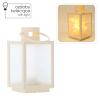 LAMPĂ DE CRĂCIUN 11 x 11 x 20,5 CM CU LED ȘI EFECT 3D, ALB *2546