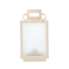 LAMPĂ DE CRĂCIUN 11 x 11 x 20,5 CM CU LED ȘI EFECT 3D, ALB *2546