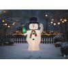 Om de zăpadă gonflabil cu LED, 240 cm *0417