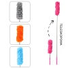 MOP TELESCOPIC PENTRU PRAF 38 - 85 CM, MIX DE CULORI *3913 1buc