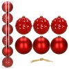 Set de Bile de Crăciun 15 cm - 6 Bucăți