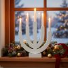 Suport pentru lumânări decorative CL0865 cu 5 LED-uri