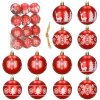 Set de Bile de Crăciun 6 cm - 12 Bucăți CA1540