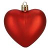 Set de 16 Bile de Crăciun în Formă de Inimă CA0959