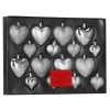 Set de Bile de Crăciun în Formă de Inimă - 16 Bucăți