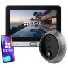 CP4 - Vizor inteligent WiFi cu ecran tactil, cameră FHD, unghi de 166° - EZVIZ