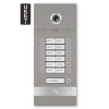 BI-12FB SILVER - Panou de interfon IP, 12 apartamente, UKEY, SIP 2.0 - BasIP