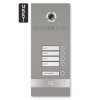 BI-04FB SILVER - Panou de intercomunicare IP, 4 apartamente, UKEY, SIP 2.0 - BasIP