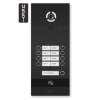 BI-08FB BLACK - Panou de interfon IP, 8-încuietori, UKEY, SIP 2.0 - BasIP