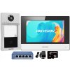 DS-KIS604-S - Set interfon video IP Villa, Mifare, PoE - Hikvision